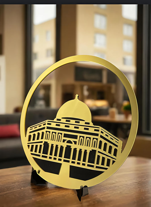 Round Kaaba, Masjid Al-Aqsa, and Masjid e Nabawi